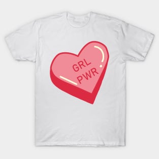 Girl Power Heart Candy T-Shirt